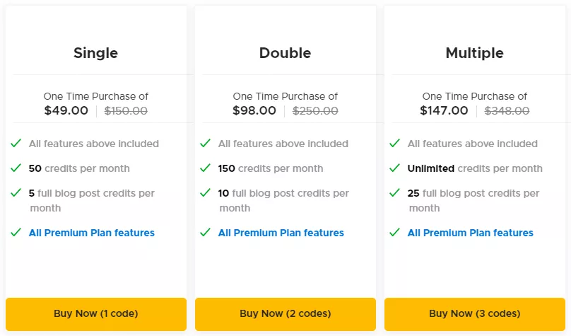 ContentBot AppSumo Pricing